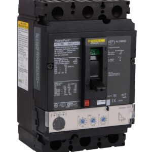 HJL36100U33X - Square D - Molded Case Circuit Breaker Feed Thru - 100 Amp - 3 Pole - 600 Volt
