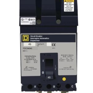 FC34045 - Square D - 45 Amp Molded Case Circuit Breaker Plug-In - 45 Amp - 3 Pole - 480 Volt