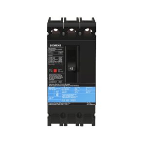 ED43B045 - Siemens - Molded Case Circuit Breaker Bolt On - 45 Amp - 3 Pole - 480 Volt