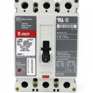 HMCP007C0C - Eaton - Molded Case Circuit Breaker Feed-Thru - 7 Amp - 3 Pole - 600 Volt