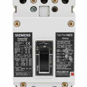 HEG3B015 Circuit Breaker | 600V 15A 3P 65kA@480V Bolt-On VL Series