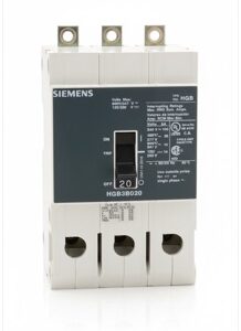 HGB3B020B - Siemens - Molded Case Circuit Breaker Bolt-On - 20 Amp - 3 Pole - 600 Volt