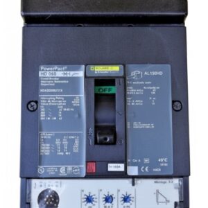 HDA36060U31X - Square D - Molded Case Circuit Breakers I-Line Style Plug-In - 60 Amp - 3 Pole - 600 V