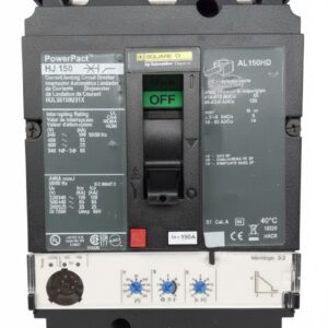 HGL36150U31X - Square D - Molded Case Circuit Breakers Feed-Thru - 150 Amp - 3 Pole - 600 V