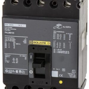 FHL36100 - Square D - Molded Case Circuit Breaker Feed-Thru - 100 Amp - 3 Pole - 600 Volt