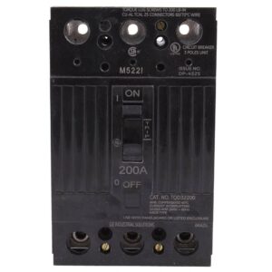 TQD32200 - GE - Molded Case Circuit Breaker Feed-Thru - 200 Amp - 3 Pole - 240 Volt