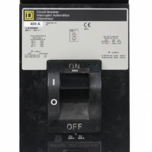 LA36400 - Square D - Molded Case Circuit Breaker I-Line Plug-In - 400 Amp - 3 Pole - 600 Volt